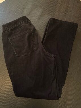 Talbots Black Corduroy Curvy Pants